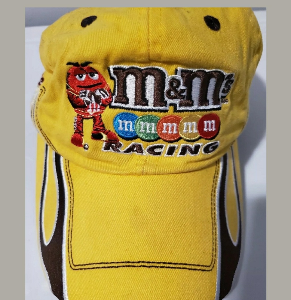 NASCAR Kyle Busch M&Ms Racing Hat - Picture 3 of 8